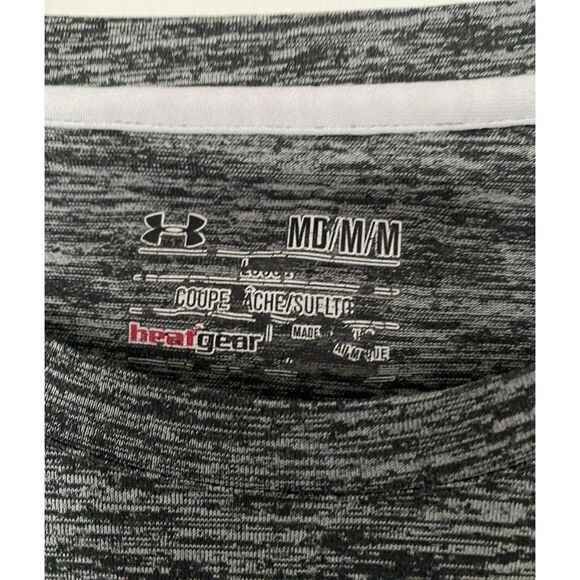 Under Armour Heat Gear Gray Short Sleeve Light Weight Crewneck Loose T Shirt M - Picture 5 of 8